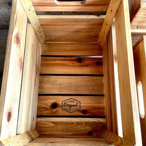 木製 収納ボックス キャスター付き 木箱 ウッドクレート