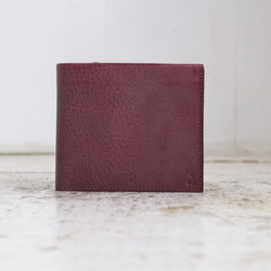 【限量版】真皮半皮錢包（紫色） 第1張的照片