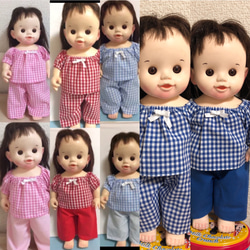 選べるお人形サイズパジャマ 1枚目の画像