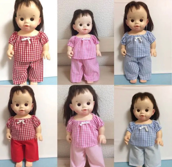 選べるお人形サイズパジャマ 3枚目の画像