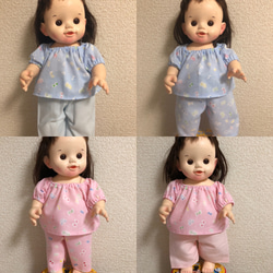 色とズボンが選べるお人形サイズパジャマ 受注生産 おもちゃ・人形 