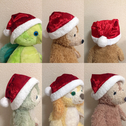 併用サイズのサンタ帽子 ぬいぐるみ doll 通販 12904421｜Creema