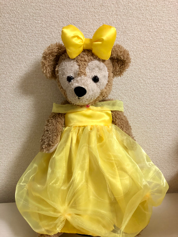 黄色いドレス 1枚目の画像