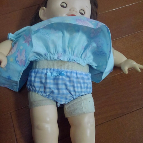 ぽぽちゃん チュニック、パンツセット　ハンドメイド 1_43214a01bef884bf5819349d78a6