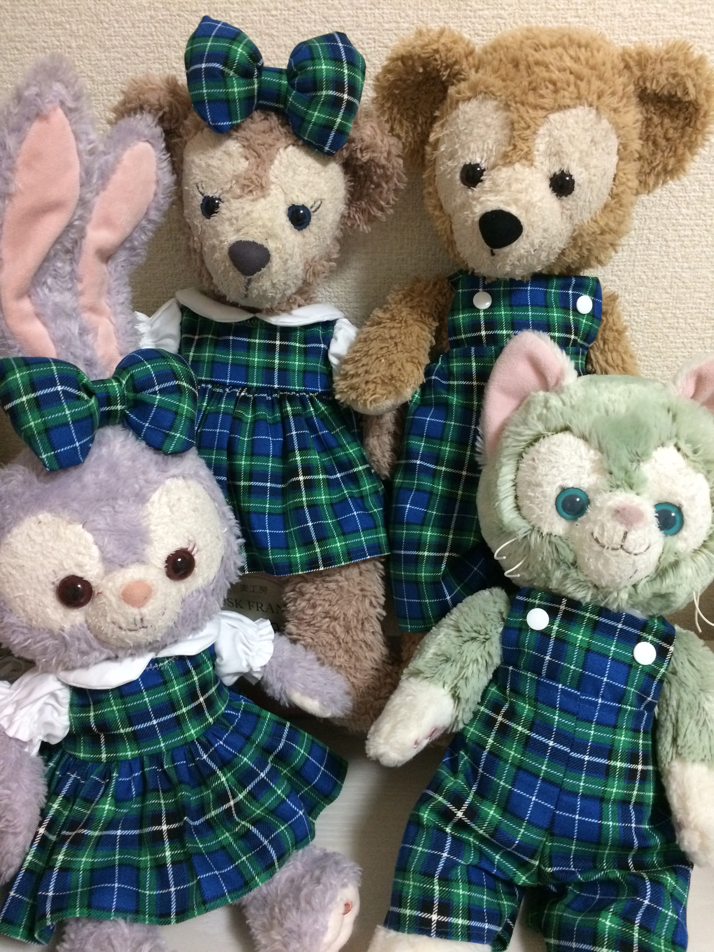 パペット・ポーチ・SSサイズコスチューム（ワンピース&リボン） パペット・ポーチ・SSサイズコスチューム（ワンピース&リボン