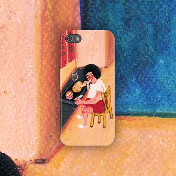 「吃拉麵的角落」（2014） phone case 第1張的照片