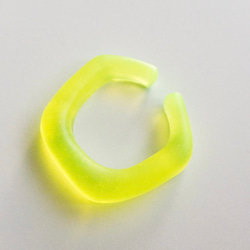 ear cuff【yellow/matte】 2枚目の画像