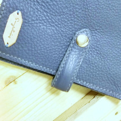 Sunny&shining 迷人的藍色雙層真皮書衣護照套兩用現貨特價 第3張的照片