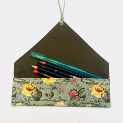 Parfum cutlery bag / Pen storage bag Hand-made  canvas 4枚目の画像