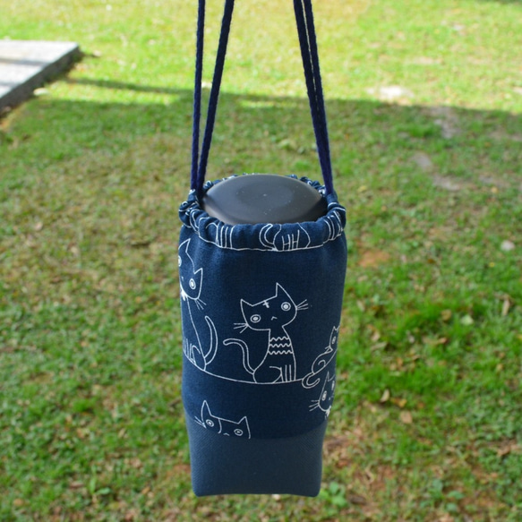 Line cats beverage bag/water bottle holder 1枚目の画像