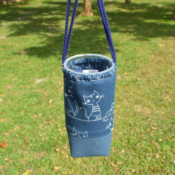 Line cats beverage bag/water bottle holder 3枚目の画像