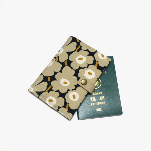 Flowers Fabric Passport Cover Passport Holder Case 8枚目の画像
