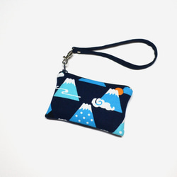 Mount Fuji Zipper Key Chain Wallet • Coin Wallet • ID Wallet 2枚目の画像