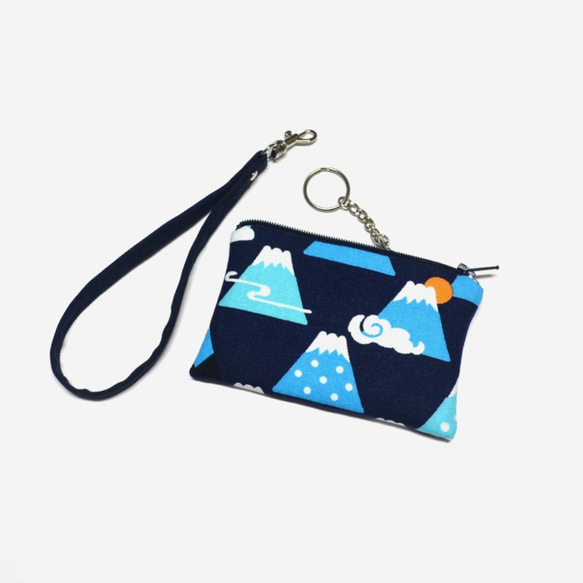 Mount Fuji Zipper Key Chain Wallet • Coin Wallet • ID Wallet 5枚目の画像