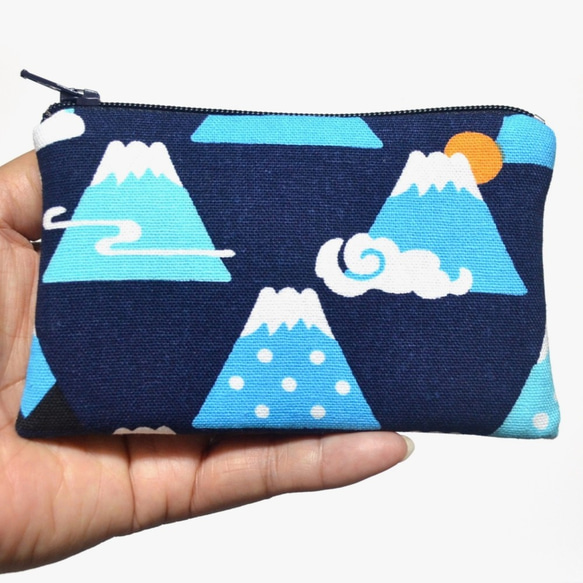 Mount Fuji Zipper Key Chain Wallet • Coin Wallet • ID Wallet 6枚目の画像