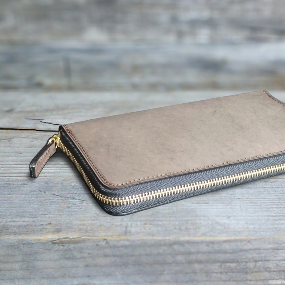 [送無][名入可]ラウンドファスナー長財布 --- 国産牛革ロロマ　[セピア] 20,590円