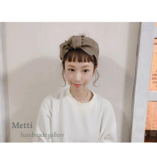 シンプル可愛い◎】結び方いろいろ♪リネンを使ったアレンジターバン