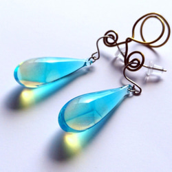 drop　ピアス　ソーダ 2枚目の画像