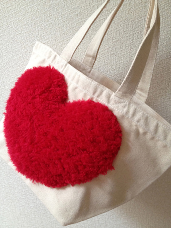 heart bag * red 1枚目の画像