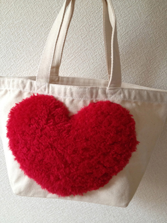 heart bag * red 2枚目の画像