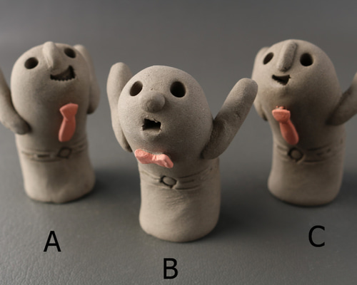 はにわ「パーフェクトはにわ」A、B、C 立体・オブジェ はにわ