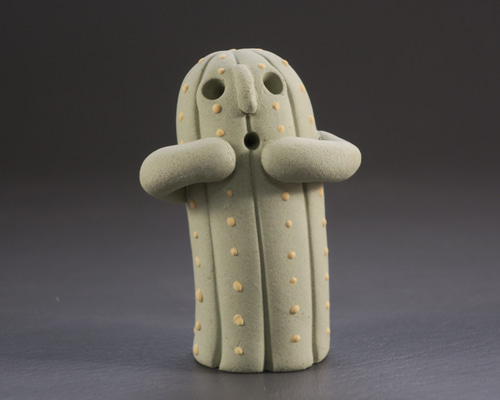 はにわ「サボテン君2」 立体・オブジェ はにわ堂 通販 8332114｜Creema