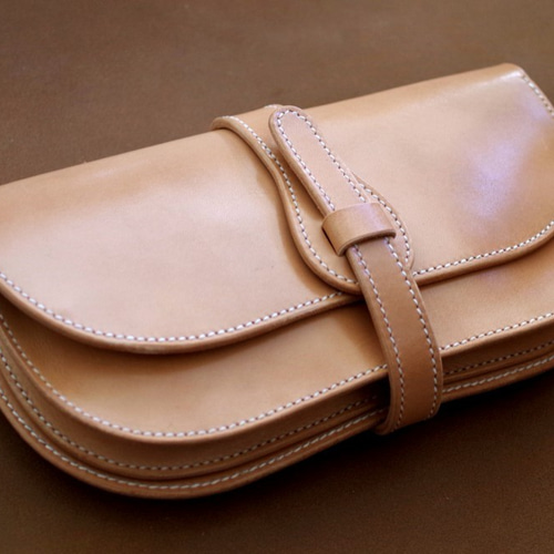 2個セット　バッグ型【カードケース・名刺入れ】本革手縫い