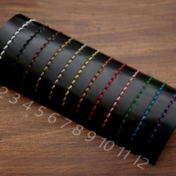 本革ミニマムボックス財布 （受注制作）革財布 手縫いヌメ革 8枚目の画像