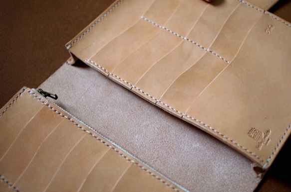 【包郵】真皮B6版母嬰筆記本保護套（定做）手工縫製Nume 第4張的照片