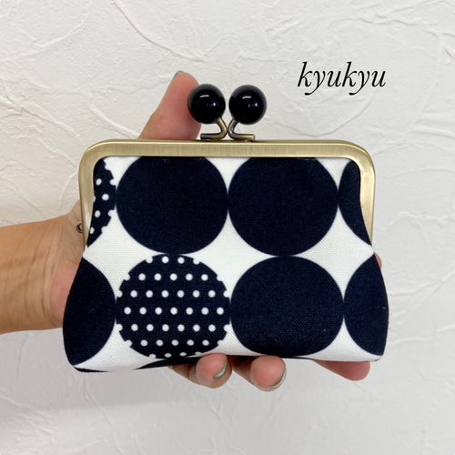 New☆小さめ親子がま口 コンパクトお財布♫ がま口 kyukyu 通販