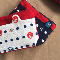 【Creema禮物季】造型口袋零錢包/福神到 紅藍款 第2張的照片