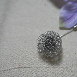 クレマチスの種 ロングピン silver 925 ブローチ ya-ko 通販