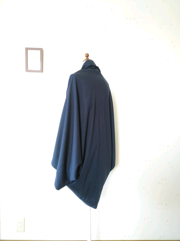 【受注制作】コットン★ドルマンスリーブの羽織り☆マーガレット風 5枚目の画像