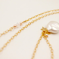 巴洛克珍珠 毛衣鏈 Baroque Pearl Necklace 第2張的照片