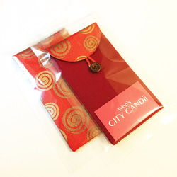 Fabric Red Envelope  (1 set of 2 pieces) 3枚目の画像