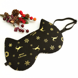 2017 XMAS Collection / Night Cat Sleep Mask - Black 1枚目の画像