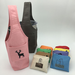 YCCT 環保飲料提袋包覆款 - 企鵝 (冰霸杯/梅森瓶/保溫瓶/手搖飲料杯) - 專利收納不怕忘了帶 第3張的照片