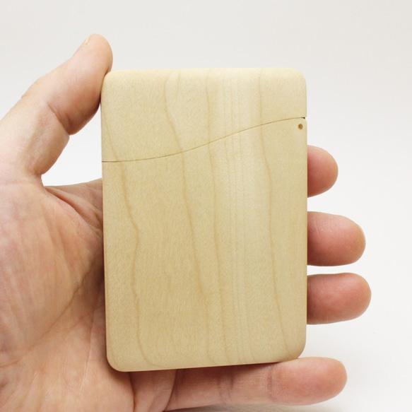 Slim name-card holder Maple and Walnut 第2張的照片