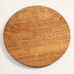 彫り丸皿22cmチェリー　【4枚セット】　パン皿やワンプレートにも 3枚目の画像