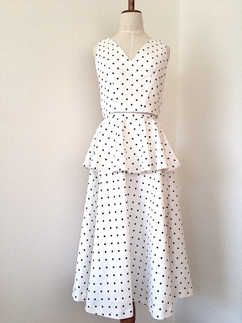 Polka Dot Blouse and Skirt  ＊ドットスカートセットアップ＊