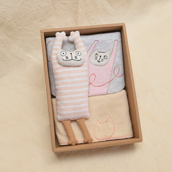 粉紅嗨貓 彌月禮盒 第1張的照片