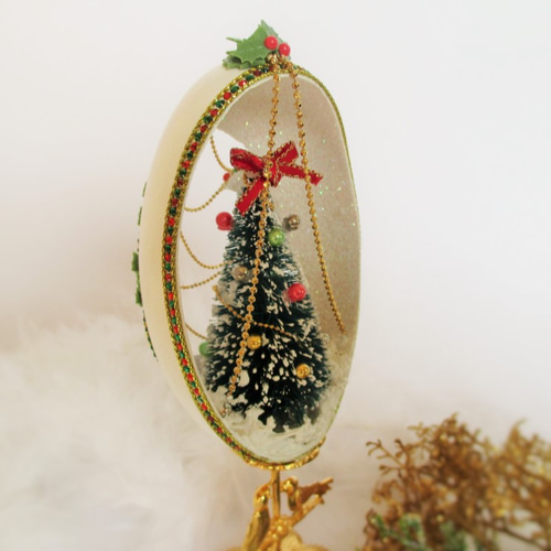 クリスマスオーナメント(1個¥2200〜別売り可能)　エッグオーナメント クリスマスオーナメント(1個¥2200〜別売り可能) エッグオーナメント