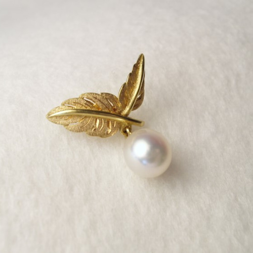 K18ピンブローチ/バロックパール ブローチ atelieriride 通販 735429