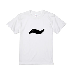 貓  字裡貓間  純棉 中性款 短袖 上衣 T恤  -  波浪號 第2張的照片