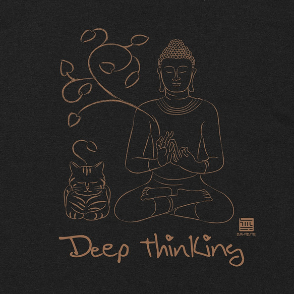 仏陀は綿のユニセックス半袖シャツTシャツを言った-深い思考 5枚目の画像