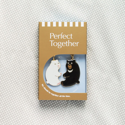 『客製生日 / 情人 禮物』Perfect Together 鑰匙圈-北極熊與台灣黑熊《客製化雷刻字服務》 第6張的照片