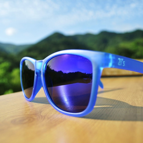 2is Brook サングラス│ブルーマットフレーム│ブルー反射レンズ│Anti