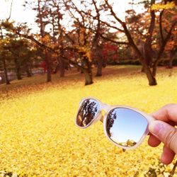 2i's│Victor 太陽眼鏡│透明白色霧面框│銀色反光鏡片│夏日墨鏡│抗UV400 第3張的照片