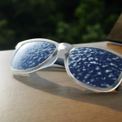 2i's│Will 太陽眼鏡│透明白色霧面框│銀色反光鏡片│夏日墨鏡│抗UV400 第3張的照片