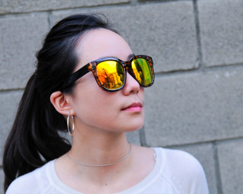 LUCIER オレンジレンズ サングラス ケース付き 楽天市場】カラーレンズ サングラス ミニレンズ ファッション